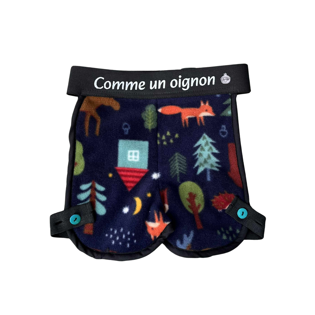 cache-fesse Aventurier pour enfants – modèle hivernal ajustable