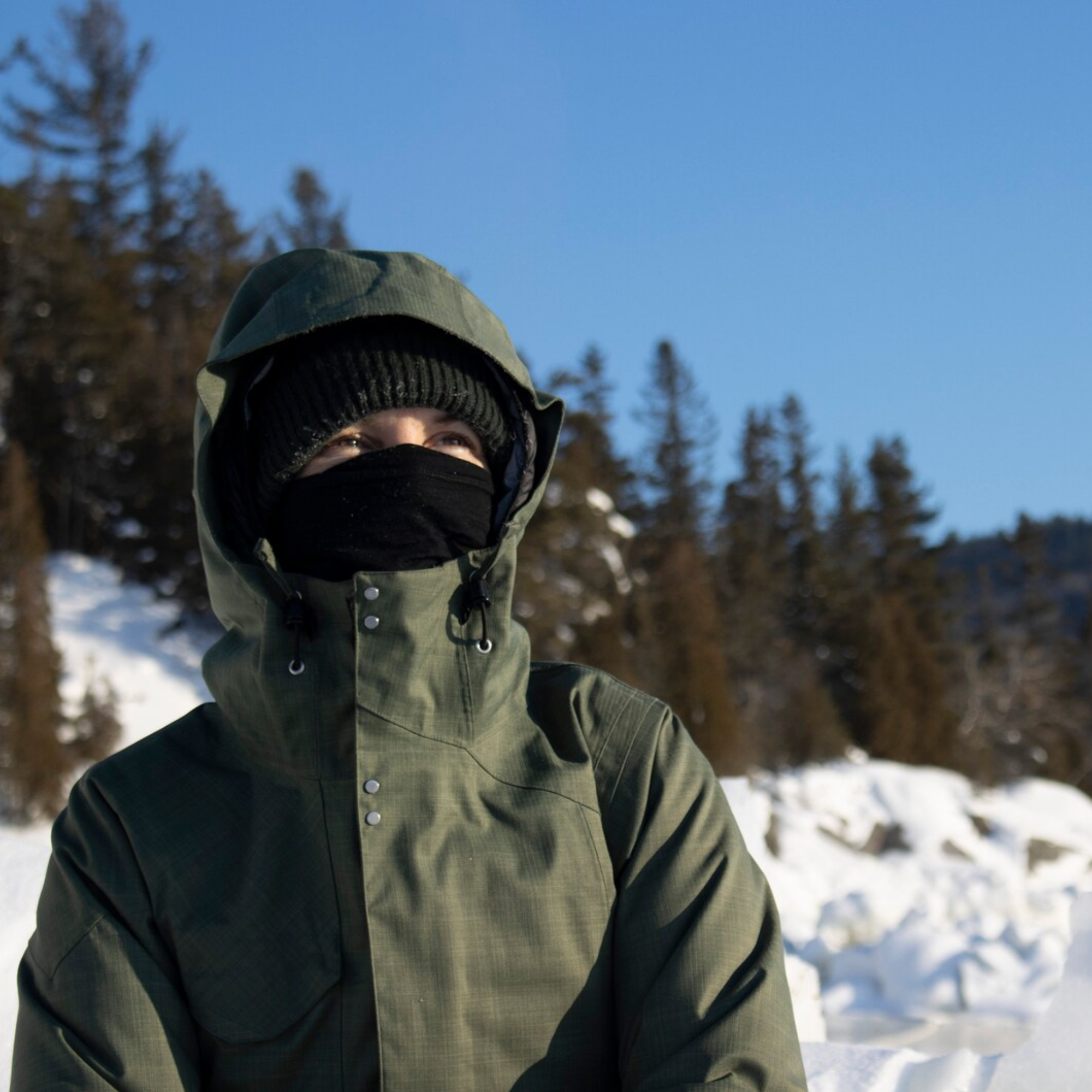 Cache-cou - Laine de mérinos